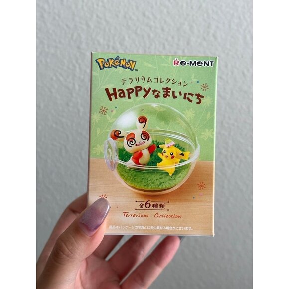 Skitty Pokemon ball TERRARIUM HAPPY EVERYDAY collectible Figure re-ment cute - Picture 4 of 4